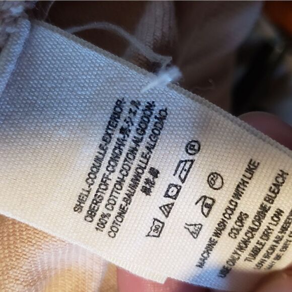 Free People pink belted motto jean denim jacket XS - Picture 5 of 11